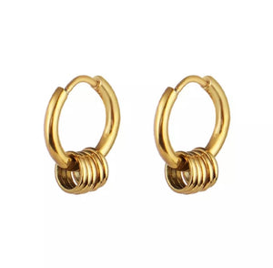 Hoop Earrings With Links