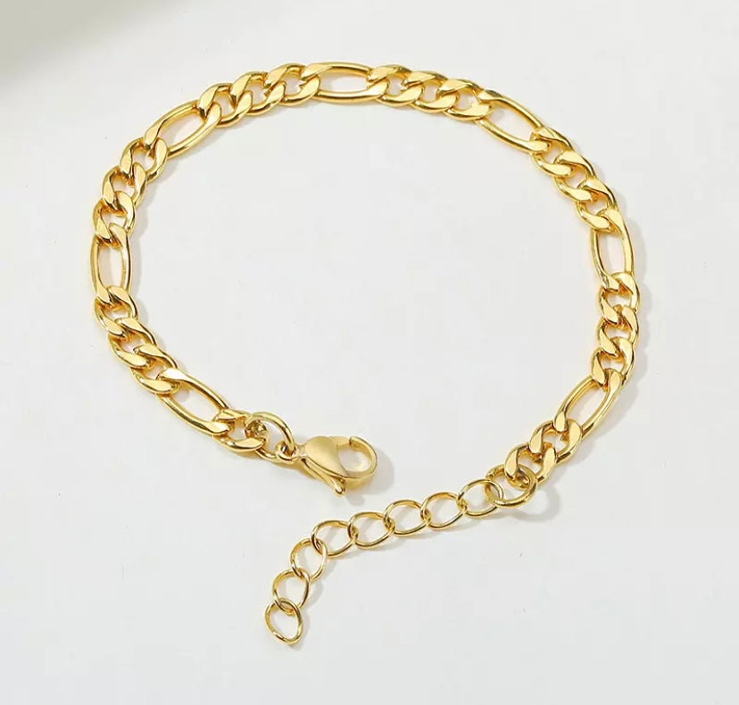 Patterned Chain Bracelet