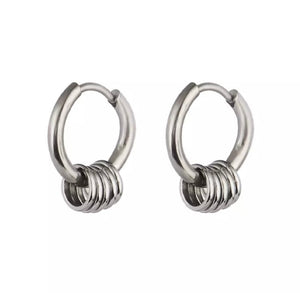 Hoop Earrings With Links